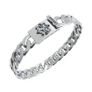 Guess Men's Jewellery Stainless Steel 10mm 4G Rebel Curb Chain