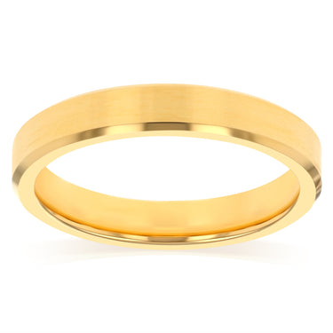 Polished Rose Gold Stainless Steel Ring