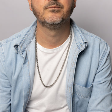 Stainless Steel Rope Chain Necklace