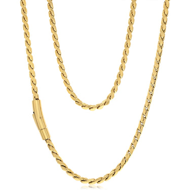 Gold Plated Stainless Steel Snake Chain