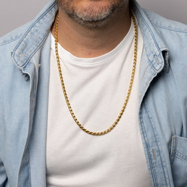 Gold Plated Stainless Steel Snake Chain