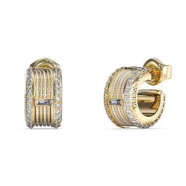 Guess Cable Circle Hoops