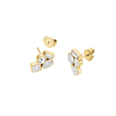 Rosefield Playful Crystals Cluster Studs