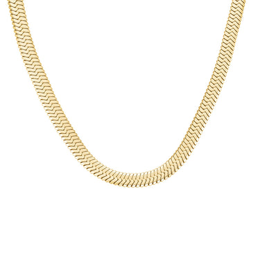 Rosefield Large Gold Snake Necklace