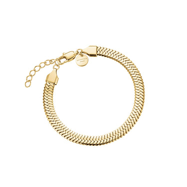 Rosefield Large Gold Snake Bracelet