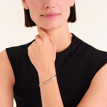 Rosefield Large Gold Snake Bracelet