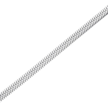 Rosefield Large Silver Snake Bracelet