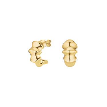 Rosefield Statement Bamboo Gold Earrings