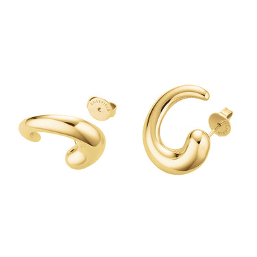 Rosefield Dome Swirl Gold Studs