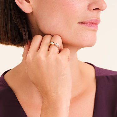 Rosefield Dome Double Duotone Ring