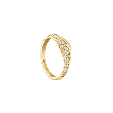 Rosefield Pave Wave Gold Ring