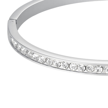 Rosefield Crystal Silver Bangle