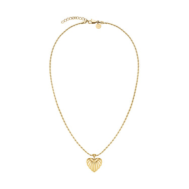 Rosefield Ridged Heart Pendant Necklace