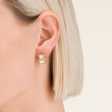 Rosefield Iconic Octagon Double Studs