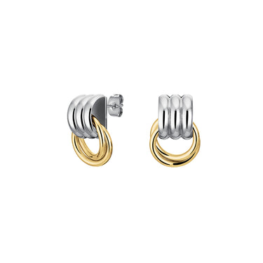 Rosefield Modern Vintage Interlaced Duotone Earrings