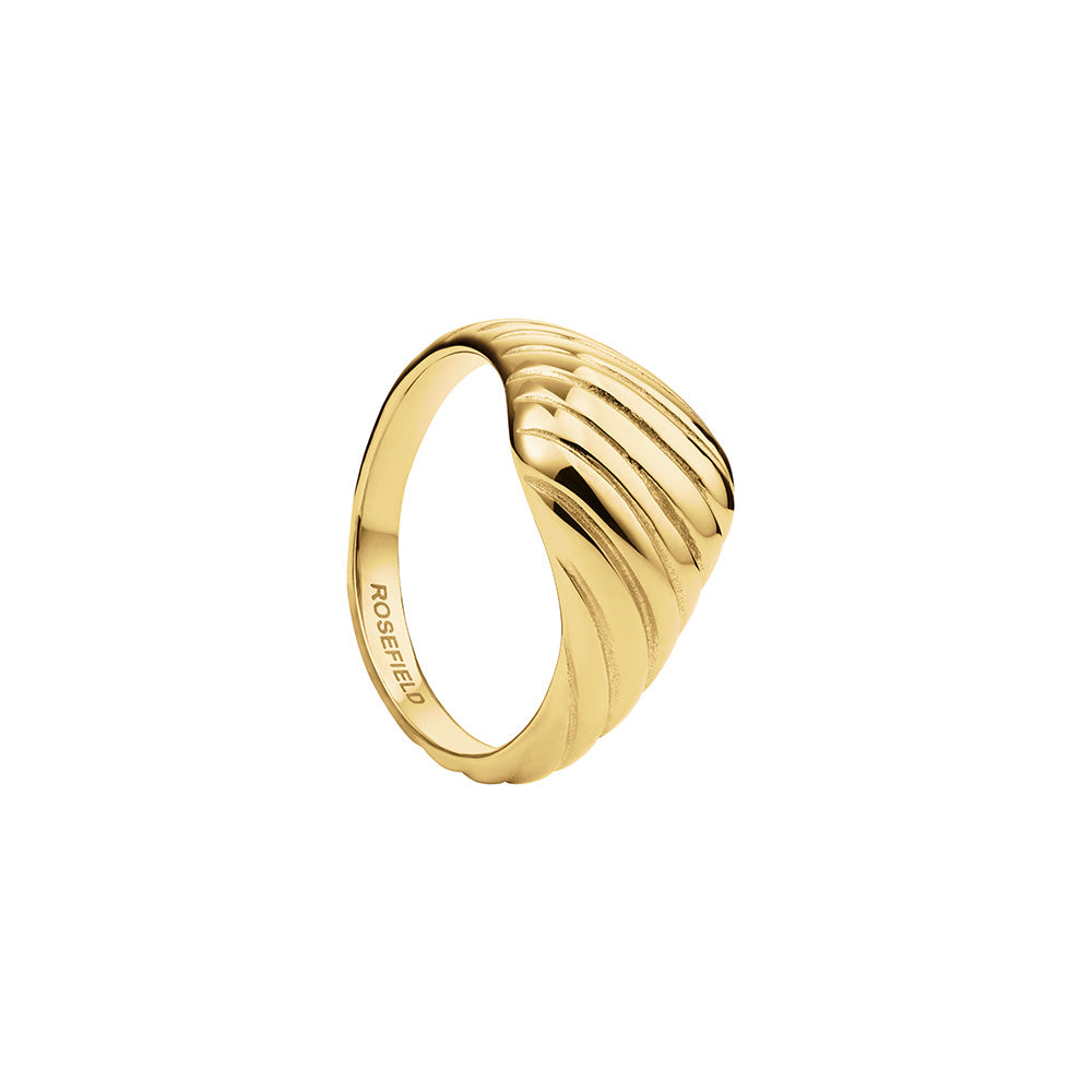 Gold Ridged Rings Images Rosefield Ridged Ring Gold