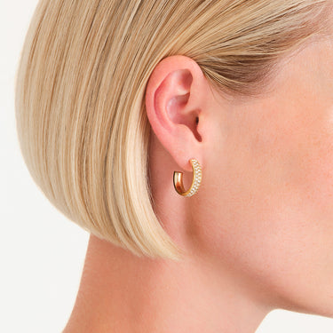 Rosefield Crystal Hoop Earring