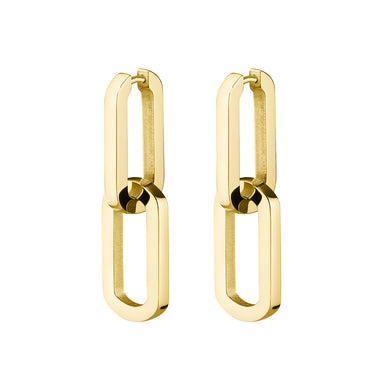 Rosefield Dual Gold Hoops