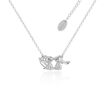 Disney Angel and Stitch Stainless Steel Necklace