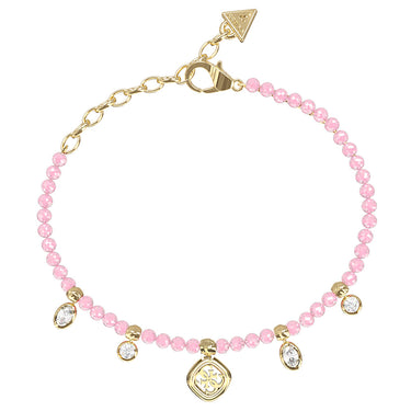 Guess Gold Plated Stainless Steel Beads & Charms Bracelet