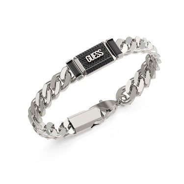 Guess Stainless Steel Barrio Supremo Tag Bracelet