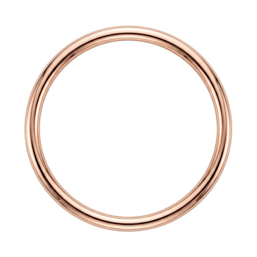 Stainless Steel Rose Gold Plated 65mm Golf Bangle