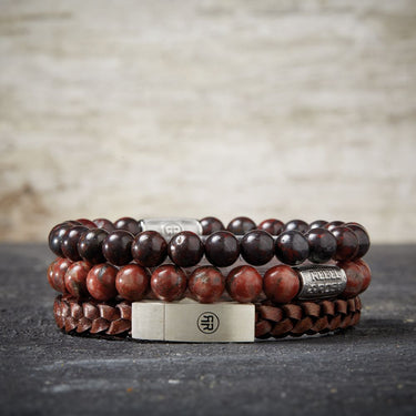Rebel and Rose Braided Square 925 Earth Bracelet