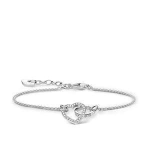 Together Heart Cubic Zirconia Necklace & Bracelet Set