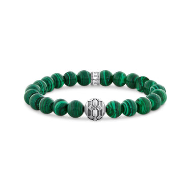 THOMAS SABO Malachite and Red Tiger's Eye Bead Bracelet