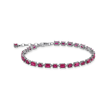 THOMAS SABO Bracelet with ruby red zirconia