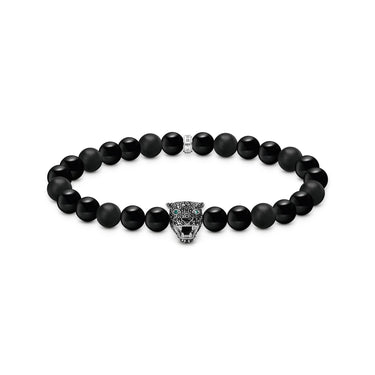 THOMAS SABO Black Cat beaded bracelet