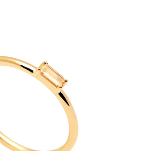 P D PAOLA Peach Amani Yellow Gold Ring - AN01-149 | Ice Jewellery Australia