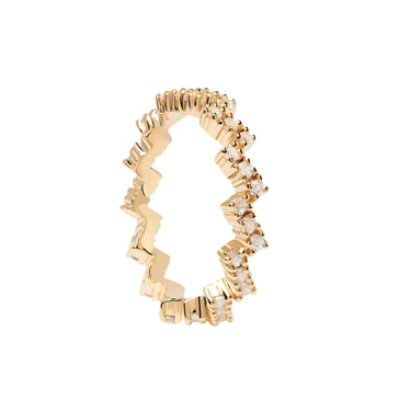 The Zipper Gold 16 Ring