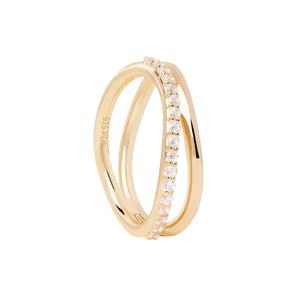Twister Gold Ring Size 16