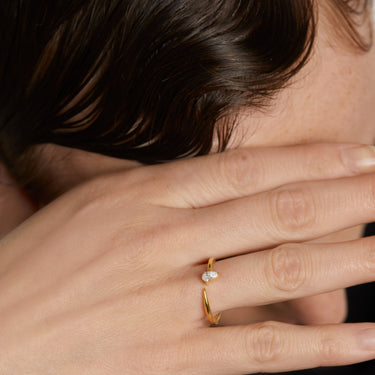 Twing Gold Ring Size 14