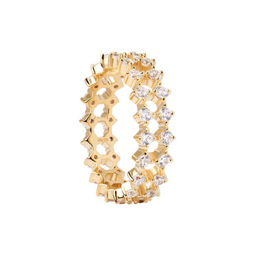 Slim Dumbo Gold Ring Size 16