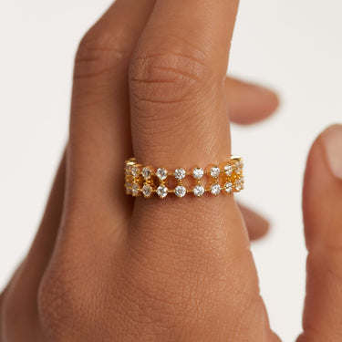 Slim Dumbo Gold Ring Size 16