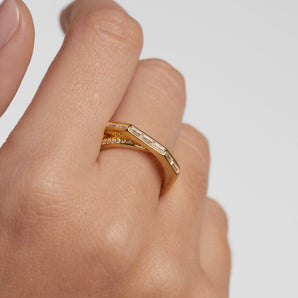 Olivia Gold Ring Size 14