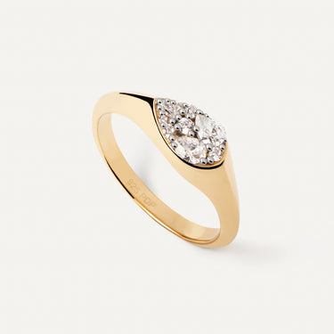 Vanilla Stamp Ring Size 18