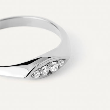 Gala Silver Stamp Ring Size 10