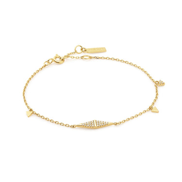 Ania Haie Gold Geometric Chain Bracelet