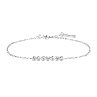 Ania Haie Silver Bezel Set Bracelet