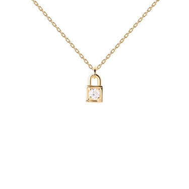 Padlock Gold Necklace