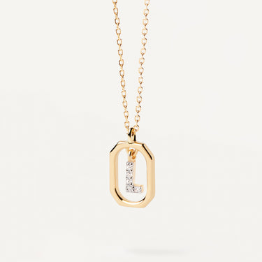 MINI LETTER L GOLD NECKLACE