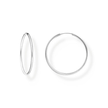 THOMAS SABO Medium Hoop Earrings Silver