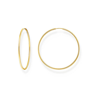 THOMAS SABO Large Hoop Earrings Gold Plated