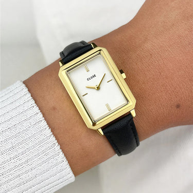 CLUSE 14mm Strap Black/Gold CS12101