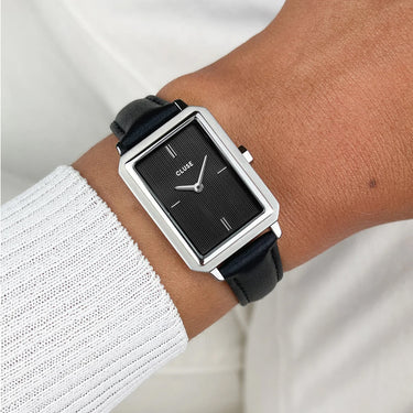 CLUSE 14mm Strap Black/Silver CS12103