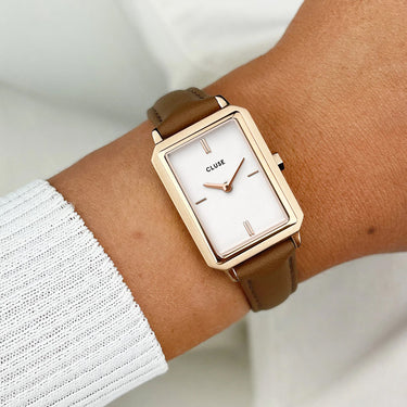 CLUSE 14mm Strap Light Brown/Rose Gold CS12105