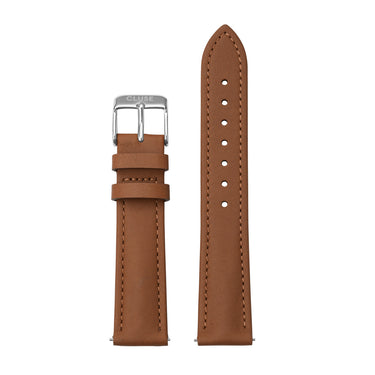 Cluse 18mm Strap Caramel/Silver CS12310